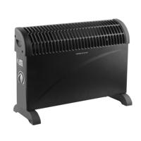 Benson Convector Heater - 750/1250/2000 Watt - 53 x 20 x 39 cm - Zwart - thumbnail