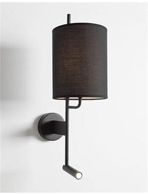 Lyora WandlampYama zwart - 9180512