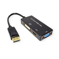 VALUE Adapter DisplayPort - VGA / DVI / HDMI, v1.2, Actief - thumbnail