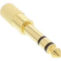 InLine 99305P audio-adapter, 6,3mm jack plug naar 3,5 mm jack, stereo, goud - thumbnail