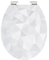 Schutte MDF High Gloss WC-bril DIAMOND met soft-close 80545 - thumbnail