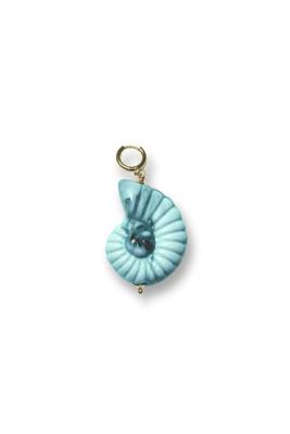 Bonnie Studios Shell Small Pendant | Blauw