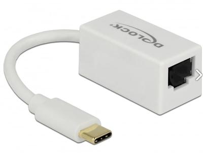 DeLOCK SuperSpeed USB-C (USB 3.1 Gen 1) male > Gigabit LAN 10/100/1000 Mbps compact adapter