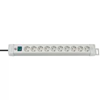 Brennenstuhl Premium-Line stekkerdoos 10-voudig lichtgrijs 3m H05VV-F 3G1,5 - 1955500100 - thumbnail
