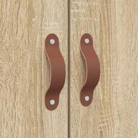 Bedframe Sonoma eiken 200 x 150 x 31.5 cm Bewerkt hout - thumbnail