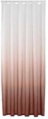 Douchegordijn Sealskin Blend 180x200 cm Polyester Donkerroze / Wit