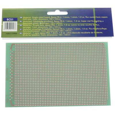 Velleman ECS1 Printplaat (l x b x h) 160 x 100 x 18.00 mm Inhoud 1 stuk(s)