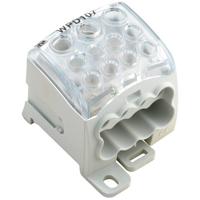 Weidmüller 1562220000 Verdeelblok Schroeven Grijs, Transparant 1 stuk(s) - thumbnail