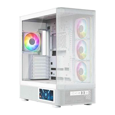 MODECOM computerkast Volcano AQ400 ARGB Midi Wit