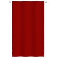 VidaXL Balkonscherm 140x240 cm oxford stof rood - thumbnail