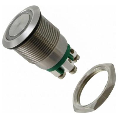 Bulgin MPI002/TE/GN/12 Drukschakelaar 1 stuk(s)