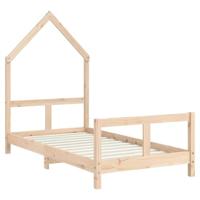 Kinderbedframe 80x160 cm massief grenenhout - thumbnail
