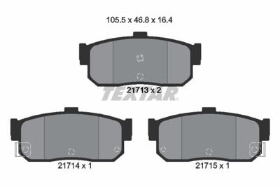 Remblokkenset, schijfrem 2171301 Remblokkenset, schijfrem 2171301