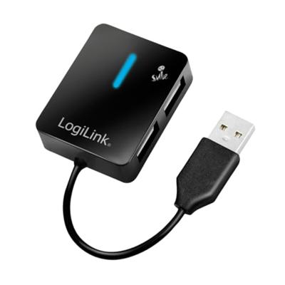 LogiLink UA0139 UA0139 USB-hub 4 poorten USB-A USB 2.0 480 MBit/s Zwart