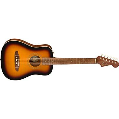 Fender California Series Redondo Mini 1/2 Sunburst akoestische westerngitaar