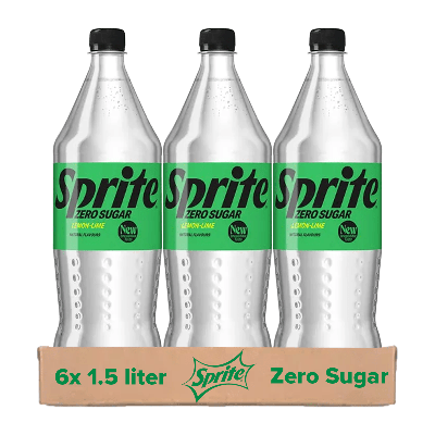 Sprite zero sugar pet (6x 1,5 liter)