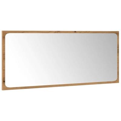 5-delige Badkamermeubelset bewerkt hout artisanaal eikenkleur