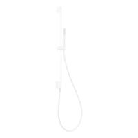 Glijstangset Tres 76 cm met Waterinlaat Handdouche Rond Mat Wit Tres - thumbnail