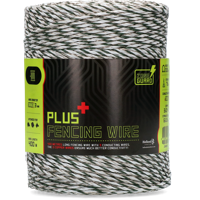 ZoneGuard 3 mm Plus afrasteringsdraad wit en groen 400 m - thumbnail