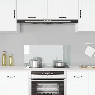 VidaXL Spatscherm keuken 90x40 cm gehard glas transparant
