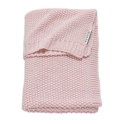Meyco Silverline Relief Mixed wiegdeken 75x100 cm roze