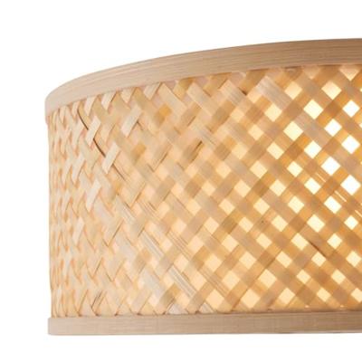 QAZQA Oosterse plafondlamp bamboe naturel 30cm - Tremmo QAZQA Oosterse plafondlamp bamboe naturel 30cm - Tremmo