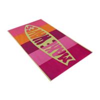 Vossen Vossen Strandlaken make waves 100x180 flamingo - thumbnail