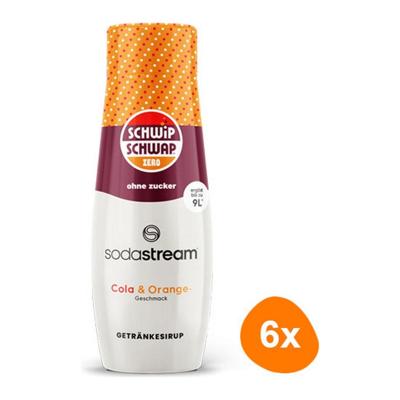 SodaStream - Schwip Schwap Suikervrij Siroop - 6x 440ml