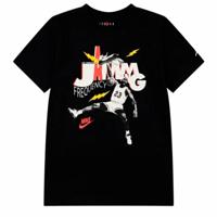 T-Shirt met Korte Mouwen voor kinderen Jordan Mj Jamming Ss Zwart - Maat: 12-13 jaar - thumbnail