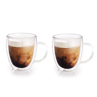 Bar Essentials Dubbelwandig set van 2 met handvat 200 ml