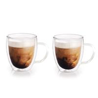 Bar Essentials Dubbelwandig set van 2 met handvat 200 ml - thumbnail