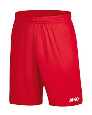 JAKO 4400D Short Manchester 2.0 Dames - Sportrood - 38-40