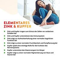 Vitals Elementair Zink Koper Druppels - thumbnail