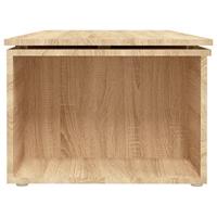 Salontafel 150x50x35 cm bewerkt hout sonoma eikenkleurig - thumbnail