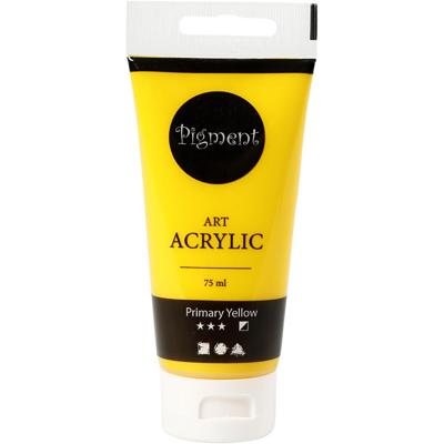 Creativ Company Pigment art acrylverf geel, 75ml
