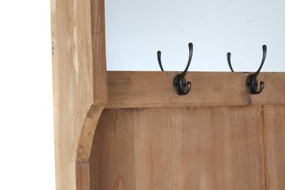 Gang DKD Home Decor Bruin Zwart Multicolour Hout Pijnboom Spiegel 124 x 40 x 200 cm