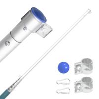 VidaXL Vlag met vlaggenmast turkije 5,5 m aluminium - thumbnail