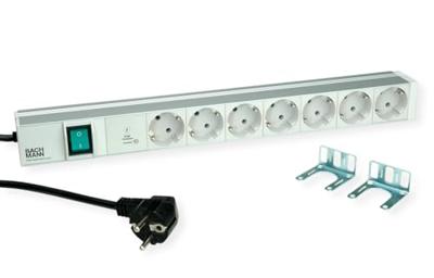 Bachmann 800.3934 Stekkerdoos 19 inch Wit Randaarde stekker 1 stuk(s)