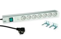 Bachmann 800.3934 Stekkerdoos 19 inch Wit Randaarde stekker 1 stuk(s) - thumbnail