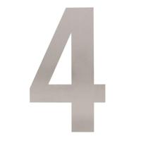 Intersteel Huisnummer 4 XXLNumbra 50cm RVS - 0035.402124 - thumbnail