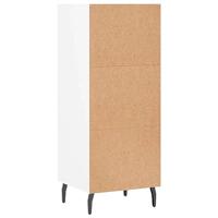 Dressoir 34,5x32,5x90 cm bewerkt hout wit - thumbnail