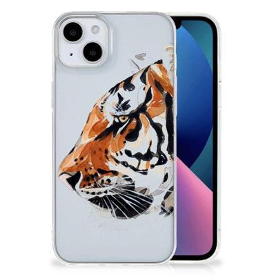 Smartphone hoesje iPhone 15 Plus Watercolor Tiger Smartphone hoesje iPhone 15 Plus Watercolor Tiger