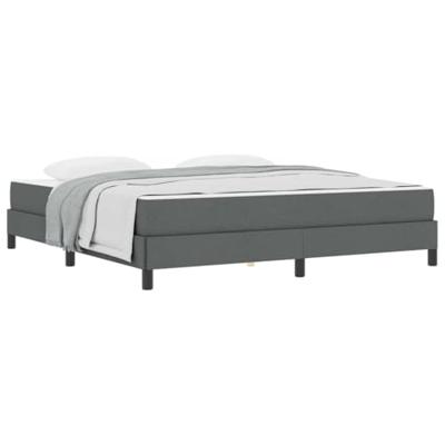 Boxspring bed Anders Donkergrijs 180 x 200 cm Stof