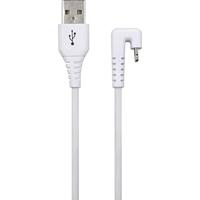 Renkforce USB-kabel USB 2.0 USB-A stekker, Apple Lightning stekker 1,00 m wit RF-4598340 - thumbnail