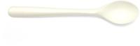 Conpax Folia dessertlepel, herbruikbaar, uit CPLA, 14,5 cm, wit, pak van 50 stuks - thumbnail