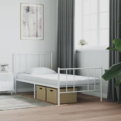 Schuimmatras voor kinderen 7 zone hardheid 20 ILD 80x160 cm wit