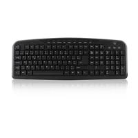 Ewent EW3131 toetsenbord USB AZERTY Belgisch Zwart - thumbnail