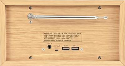 Imperial Imperial DABMAN 30 Mobiles DAB+ / FM-Radio Holz Draagbare radio Grijs