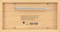 Imperial Imperial DABMAN 30 Mobiles DAB+ / FM-Radio Holz Draagbare radio Grijs - thumbnail