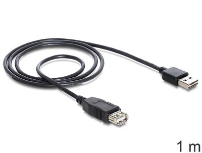 DeLOCK EASY-USB-A 2.0 male > USB-A 2.0 female verlengkabel - thumbnail